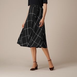 LK Bennett Dinah Window Pane Skirt